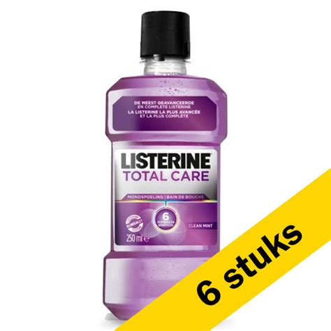 aanbieding listerine|listerine mondwater total care.